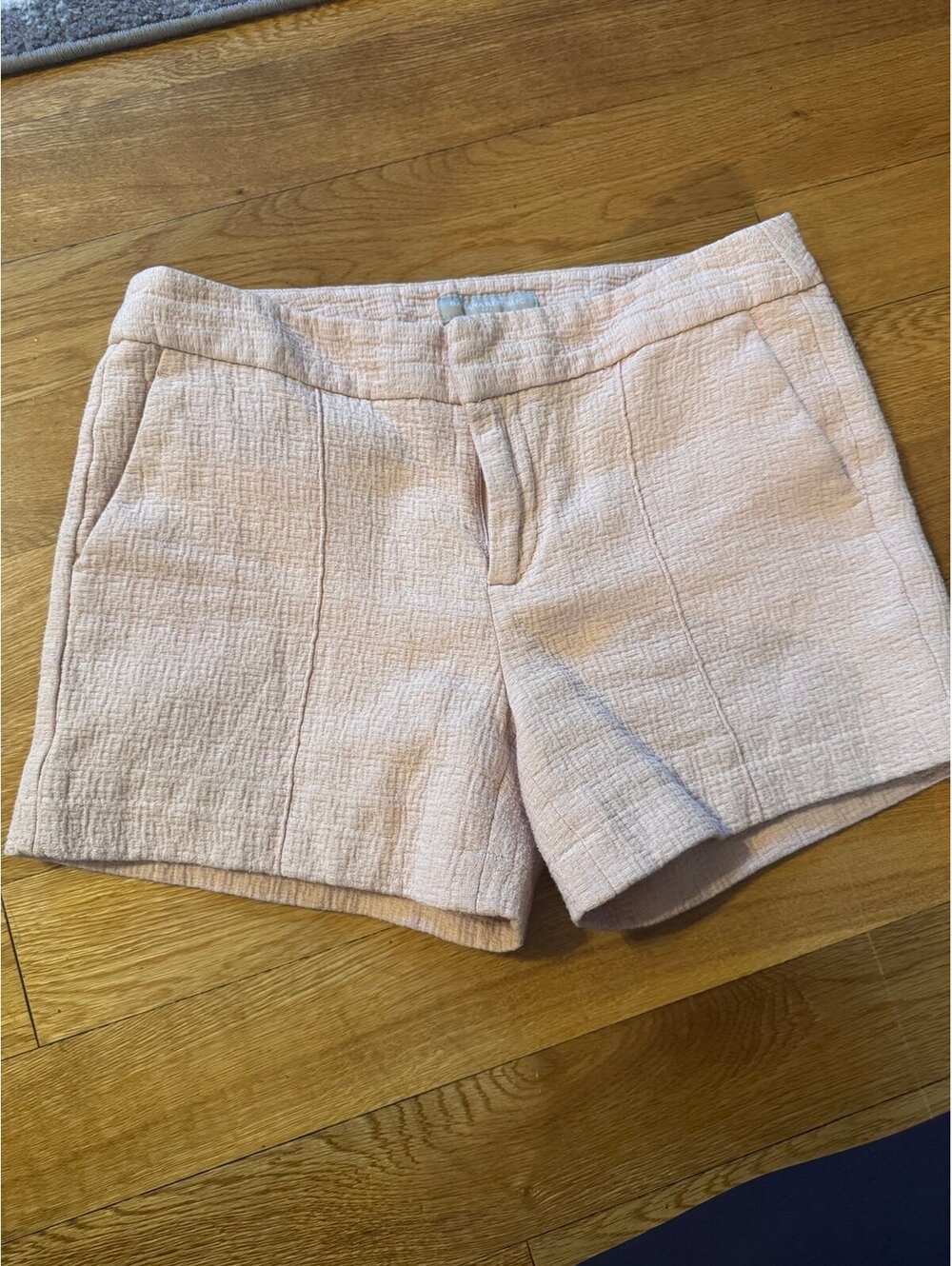 Banana republic pink textured shorts